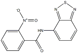 N-(2,1,3-benzothiadiazol-4-yl)-2-nitrobenzamide Structure