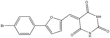 5-{[5-(4-bromophenyl)-2-furyl]methylene}-2,4,6(1H,3H,5H)-pyrimidinetrione