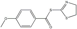 S-(4,5-dihydro-1,3-thiazol-2-yl) 4-methoxybenzenecarbothioate|