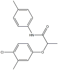 2-(4-chloro-3-methylphenoxy)-N-(4-methylphenyl)propanamide Structure