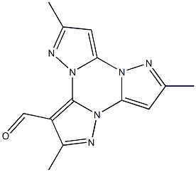  2,6,10-trimethyltripyrazolo[1,5-a:1,5-c:1,5-e][1,3,5]triazine-3-carbaldehyde