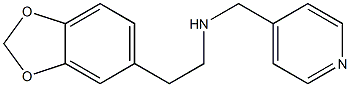 2-(1,3-benzodioxol-5-yl)-N-(4-pyridinylmethyl)ethanamine Structure