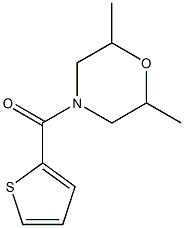 2,6-dimethyl-4-(2-thienylcarbonyl)morpholine