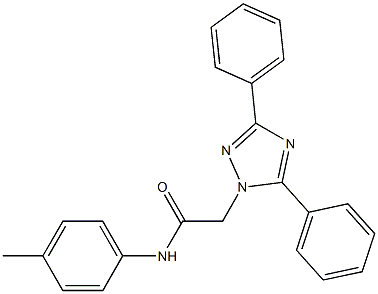 2-(3,5-diphenyl-1H-1,2,4-triazol-1-yl)-N-(4-methylphenyl)acetamide