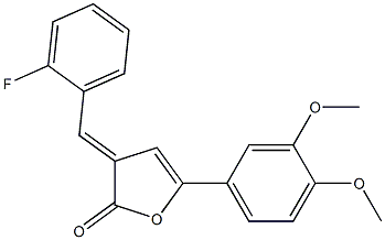  5-(3,4-dimethoxyphenyl)-3-(2-fluorobenzylidene)-2(3H)-furanone