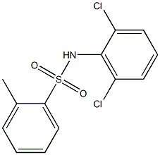N-(2,6-dichlorophenyl)-2-methylbenzenesulfonamide Structure