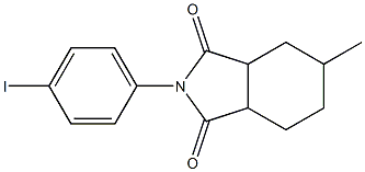 2-(4-iodophenyl)-5-methylhexahydro-1H-isoindole-1,3(2H)-dione,,结构式