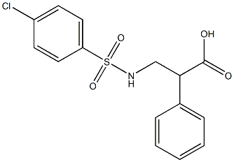 N-[(4-chlorophenyl)sulfonyl]-3-phenyl-beta-alanine|