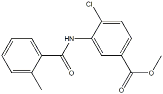 methyl 4-chloro-3-[(2-methylbenzoyl)amino]benzoate