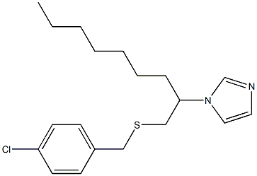 4-chlorobenzyl 2-(1H-imidazol-1-yl)nonyl sulfide|