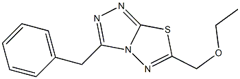 3-benzyl-6-(ethoxymethyl)[1,2,4]triazolo[3,4-b][1,3,4]thiadiazole