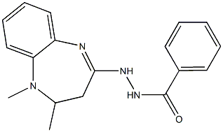  N'-(1,2-dimethyl-2,3-dihydro-1H-1,5-benzodiazepin-4-yl)benzohydrazide