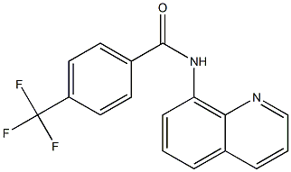 N-(8-quinolinyl)-4-(trifluoromethyl)benzamide