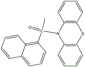 10-(1-naphthylacetyl)-10H-phenothiazine 结构式