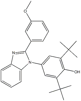 2,6-ditert-butyl-4-[2-(3-methoxyphenyl)-1H-benzimidazol-1-yl]phenol