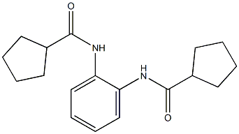 N-{2-[(cyclopentylcarbonyl)amino]phenyl}cyclopentanecarboxamide