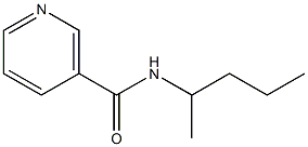 N-(1-methylbutyl)nicotinamide,,结构式