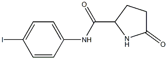 N-(4-iodophenyl)-5-oxo-2-pyrrolidinecarboxamide Structure