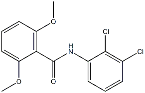 N-(2,3-dichlorophenyl)-2,6-dimethoxybenzamide,,结构式