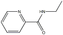 N-ethyl-2-pyridinecarboxamide Structure