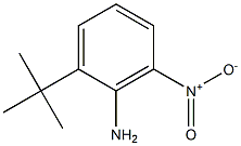 2-tert-butyl-6-nitroaniline 化学構造式