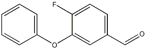 p-Fluoro-m-phenoxybenzaladehyde 化学構造式