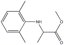 Methyl 2-(2,6-dimethylphenylamino)propionate Struktur
