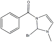 1-Methyl-3-benzoylimidazole bromide 化学構造式