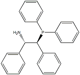 (1S,2S)-2-(Diphenylphosphino)-1,2-diphenylethylamine 化学構造式