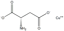 Copper Aspartate, 6%, Powder, 40-80 Mesh,,结构式