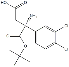 Boc-R-3-Amino-3-(3,4-dichloro-phenyl)-propionic acid Struktur