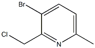 3-bromo-2-(chloromethyl)-6-methylpyridine, 2344679-29-2, 结构式