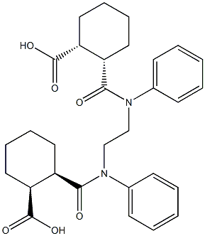  (1R,2S)-2-({[2-({[(1R,2S)-2-carboxycyclohexyl]carbonyl}anilino)ethyl]anilino}carbonyl)cyclohexanecarboxylic acid