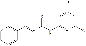 (E)-N-(3,5-dichlorophenyl)-3-phenyl-2-propenamide Structure