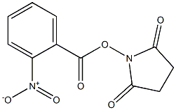 1-[(2-nitrobenzoyl)oxy]-2,5-pyrrolidinedione 化学構造式