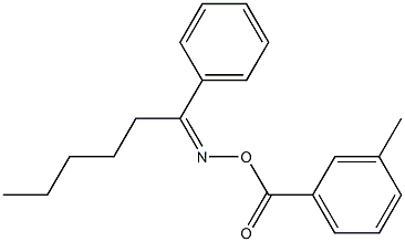 N-[(3-methylbenzoyl)oxy]-N-[(Z)-1-phenylhexylidene]amine|