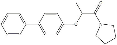 2-([1,1'-biphenyl]-4-yloxy)-1-(1-pyrrolidinyl)-1-propanone|