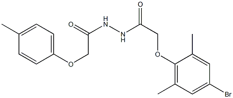 2-(4-bromo-2,6-dimethylphenoxy)-N'-[2-(4-methylphenoxy)acetyl]acetohydrazide|