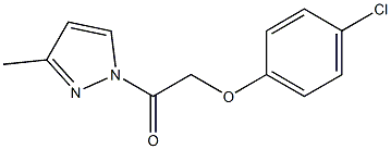 2-(4-chlorophenoxy)-1-(3-methyl-1H-pyrazol-1-yl)-1-ethanone