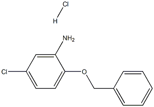 2-(benzyloxy)-5-chloroaniline hydrochloride,,结构式