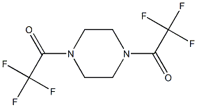 2,2,2-trifluoro-1-[4-(2,2,2-trifluoroacetyl)-1-piperazinyl]-1-ethanone Structure