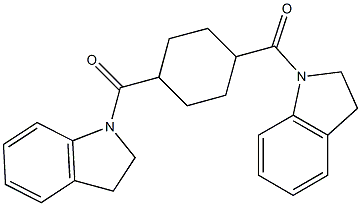  2,3-dihydro-1H-indol-1-yl[4-(2,3-dihydro-1H-indol-1-ylcarbonyl)cyclohexyl]methanone