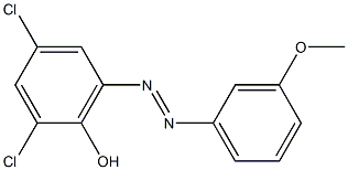 2,4-dichloro-6-[(E)-2-(3-methoxyphenyl)diazenyl]phenol