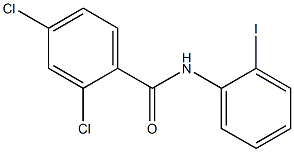 2,4-dichloro-N-(2-iodophenyl)benzamide 化学構造式