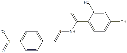 2,4-dihydroxy-N'-[(E)-(4-nitrophenyl)methylidene]benzohydrazide