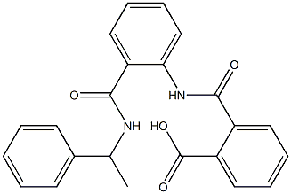 2-[(2-{[(1-phenylethyl)amino]carbonyl}anilino)carbonyl]benzoic acid