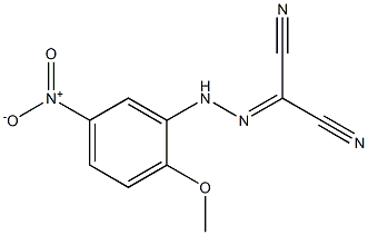 2-[2-(2-methoxy-5-nitrophenyl)hydrazono]malononitrile|
