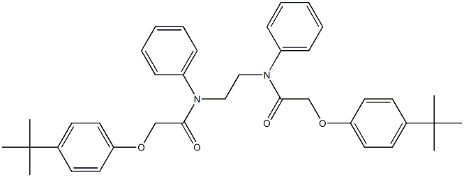 2-[4-(tert-butyl)phenoxy]-N-[2-({2-[4-(tert-butyl)phenoxy]acetyl}anilino)ethyl]-N-phenylacetamide