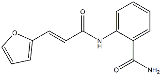 2-{[(E)-3-(2-furyl)-2-propenoyl]amino}benzamide Structure