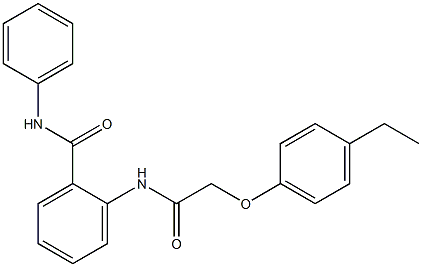 2-{[2-(4-ethylphenoxy)acetyl]amino}-N-phenylbenzamide